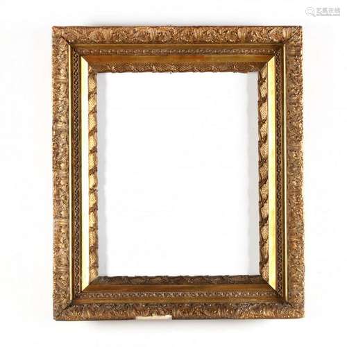 Antique 19th Century American Gilt Composition Frame