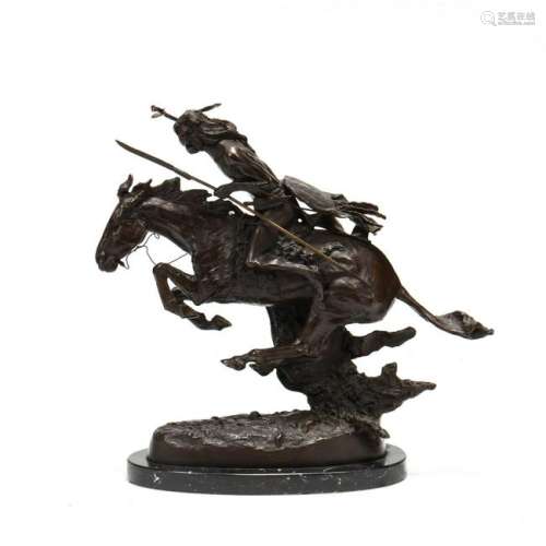 after Frederic Remington,  The Cheyenne