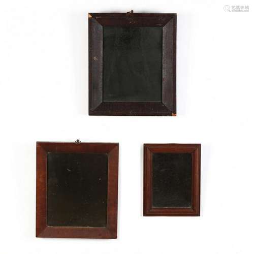 Three Small Antique Mirrors